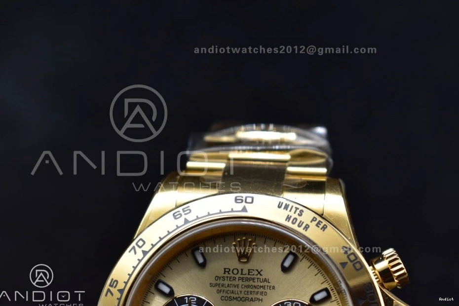 Black Daytona Dial 1:1 Edition Clean 116505 on SA4130 YG V2 YG Markers Bracelet Best 0302